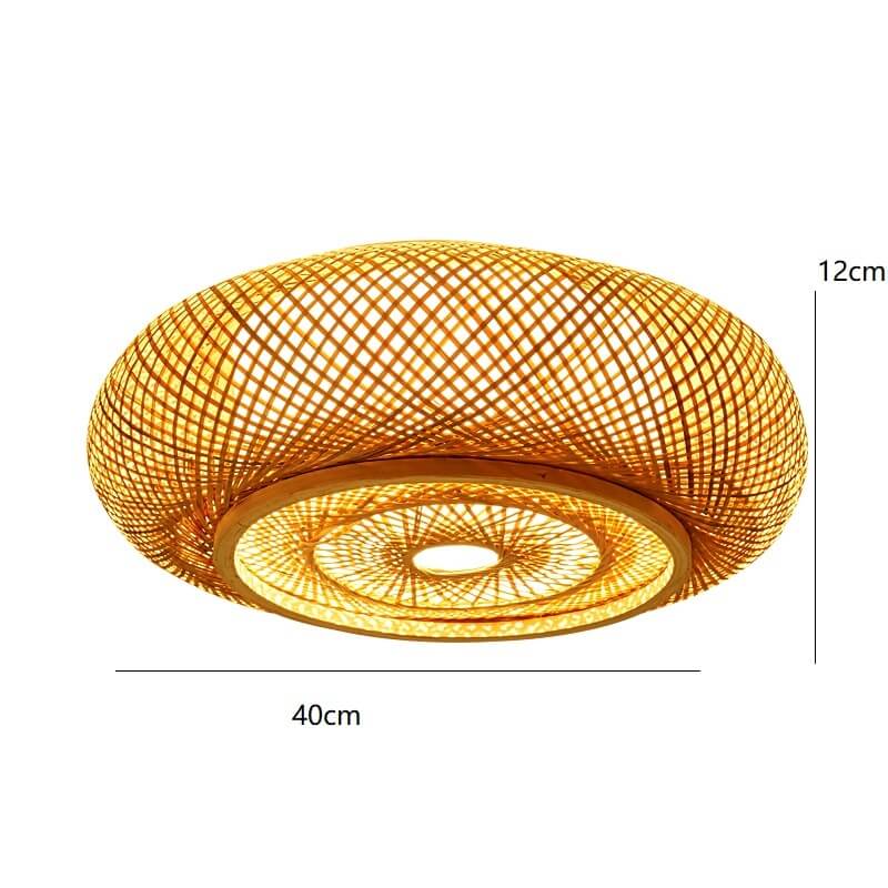 Eco-friendly Bamboo Hanging Ceiling Lamp